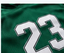 Green sports jersey with number 23