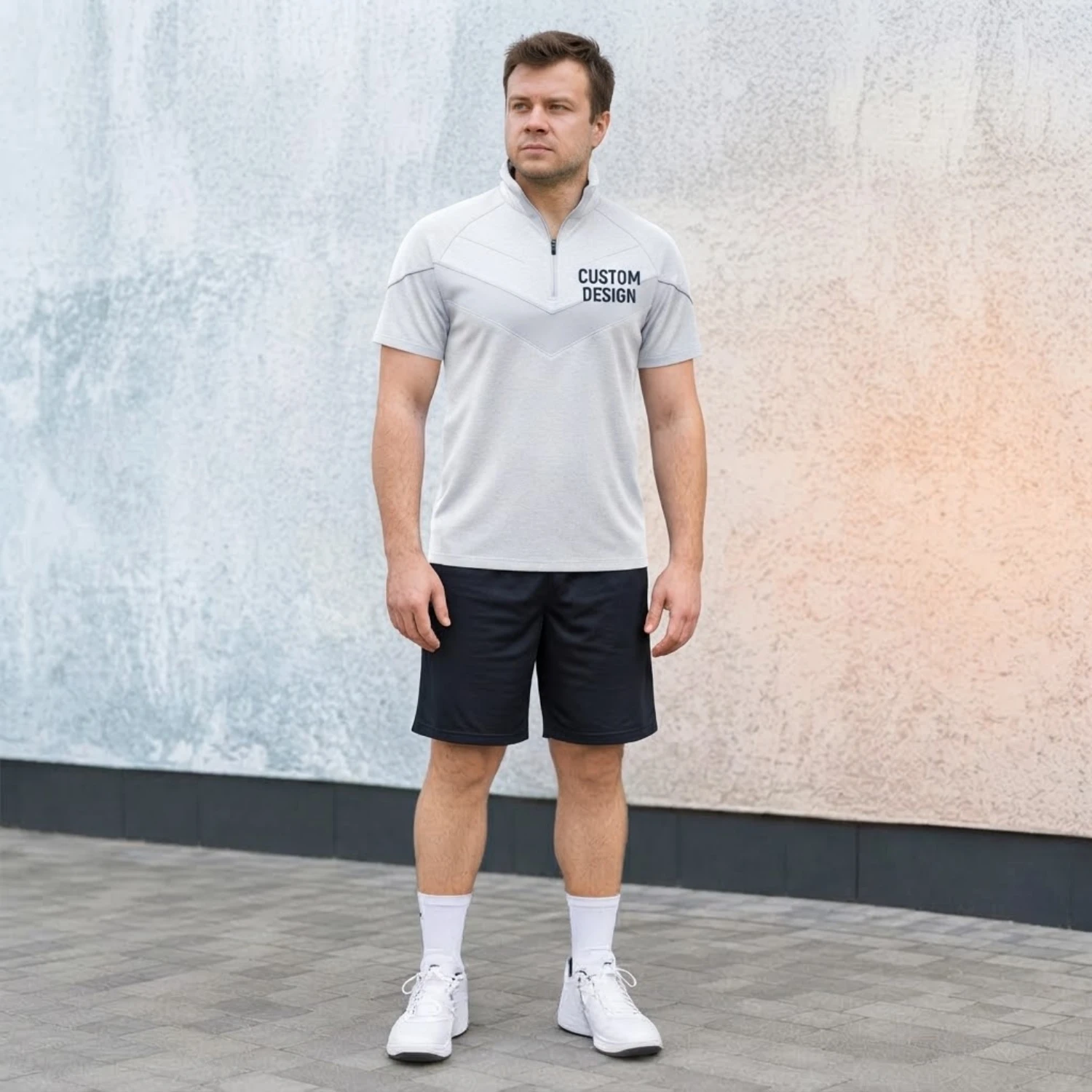 Short Sleeve Quarter-Zips