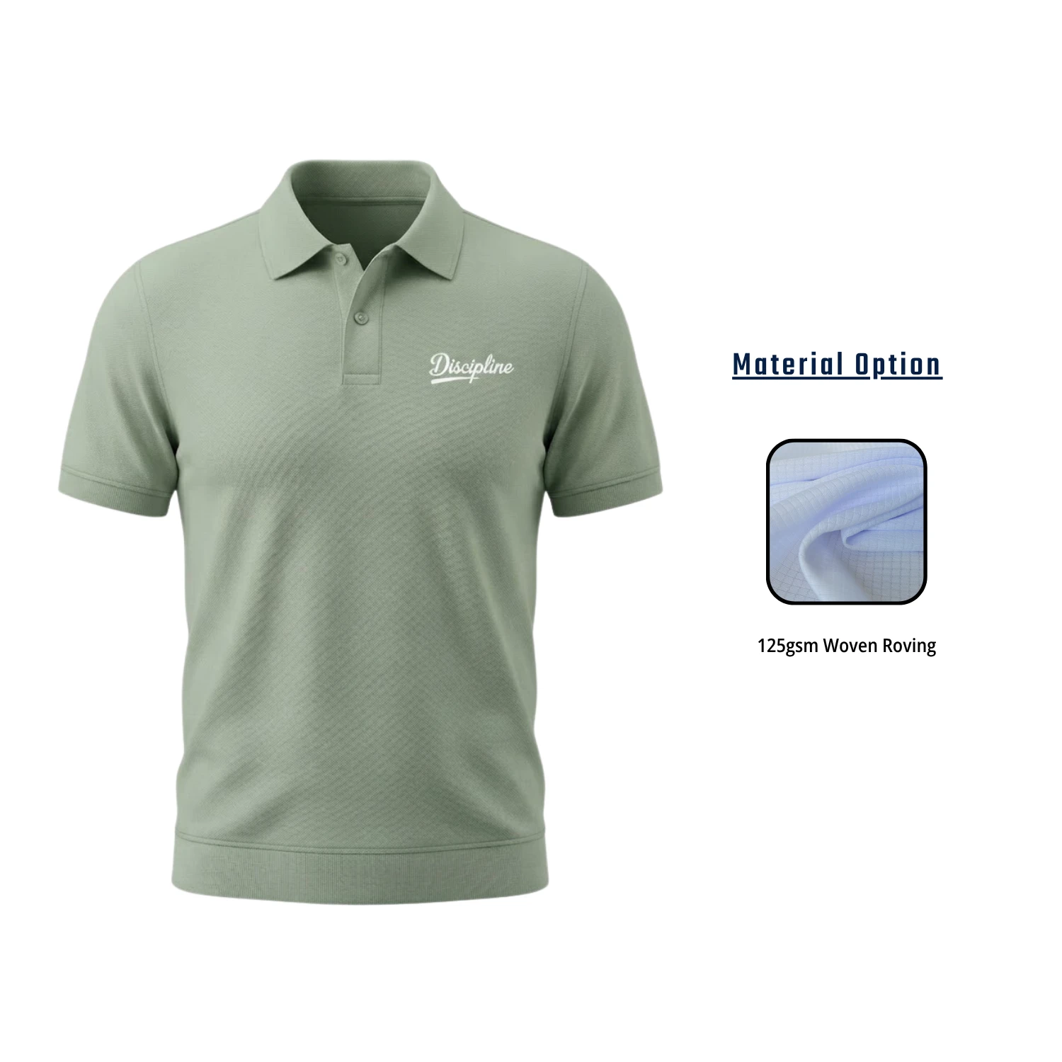 Men’s Sublimation Short Sleeve Golf Polo – 125GSM Woven Roving