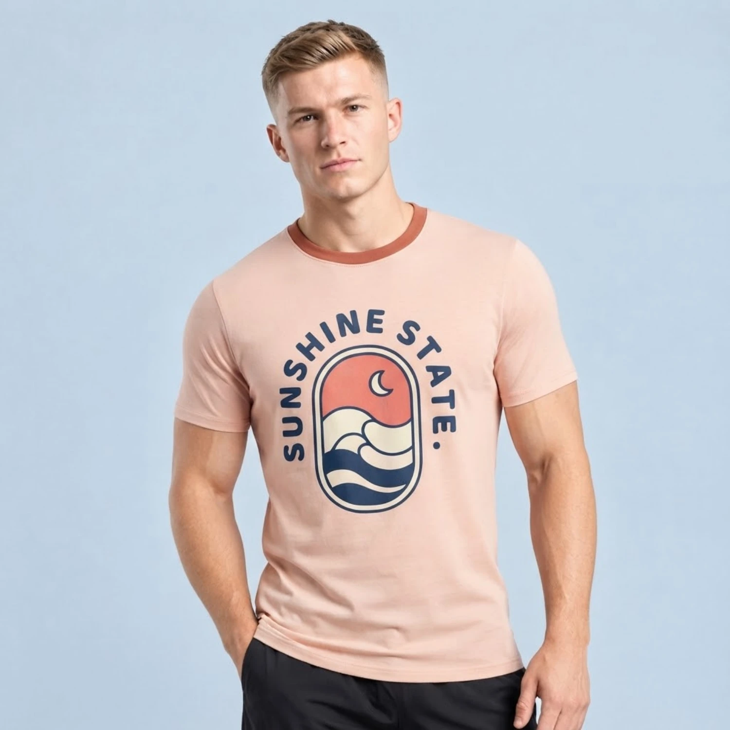 Custom 160GSM Brushed Milk Silk Sublimation T-Shirt