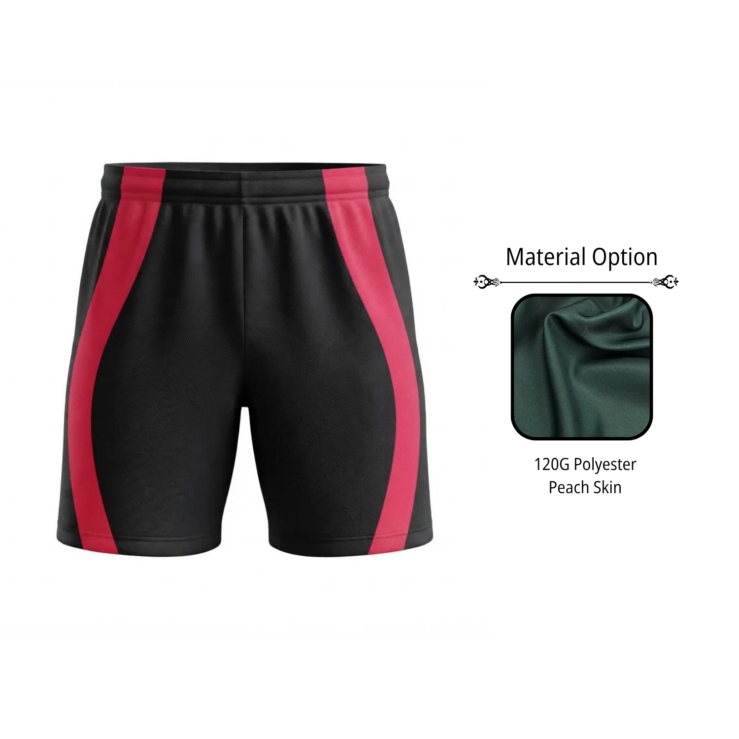 Unisex Sublimation Board Shorts - 120G Polyester Peach Skin