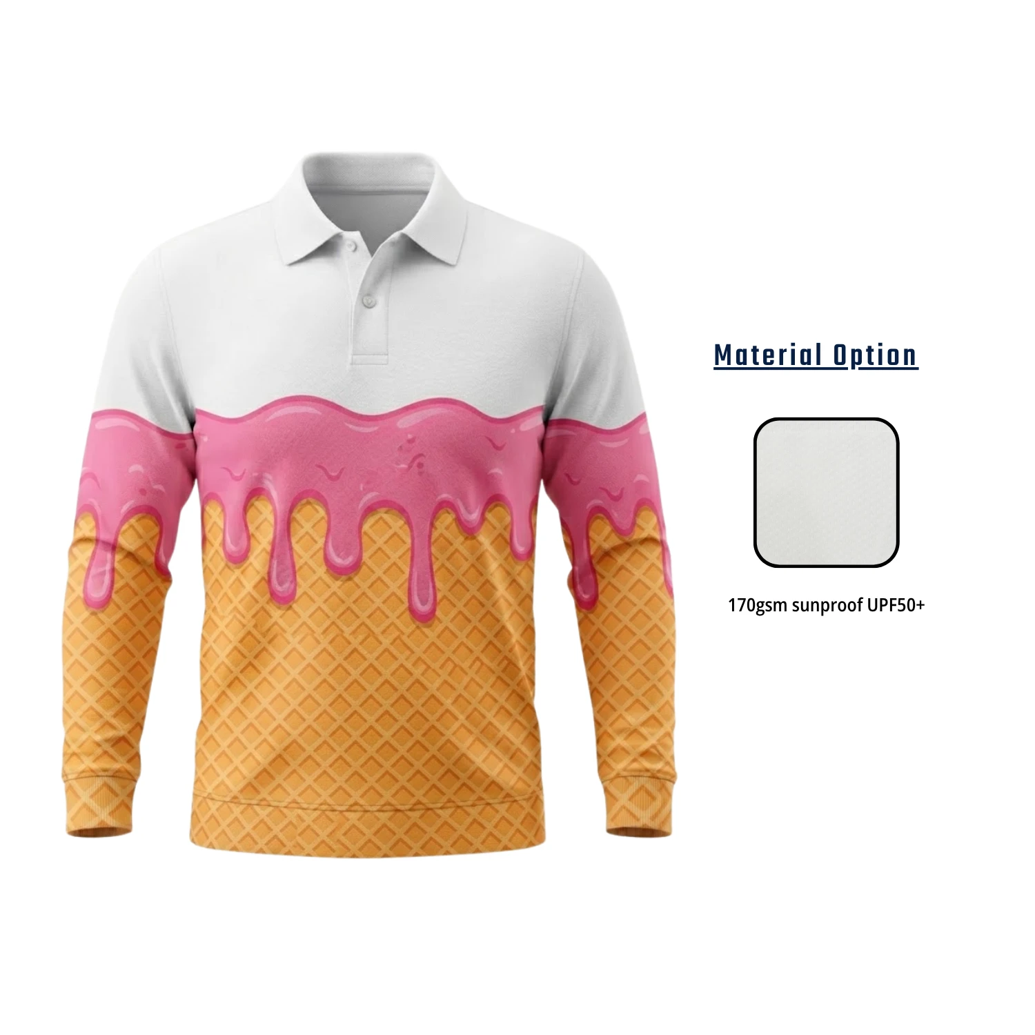 UPF50+ SolarProtect Long Sleeve Polo Shirt