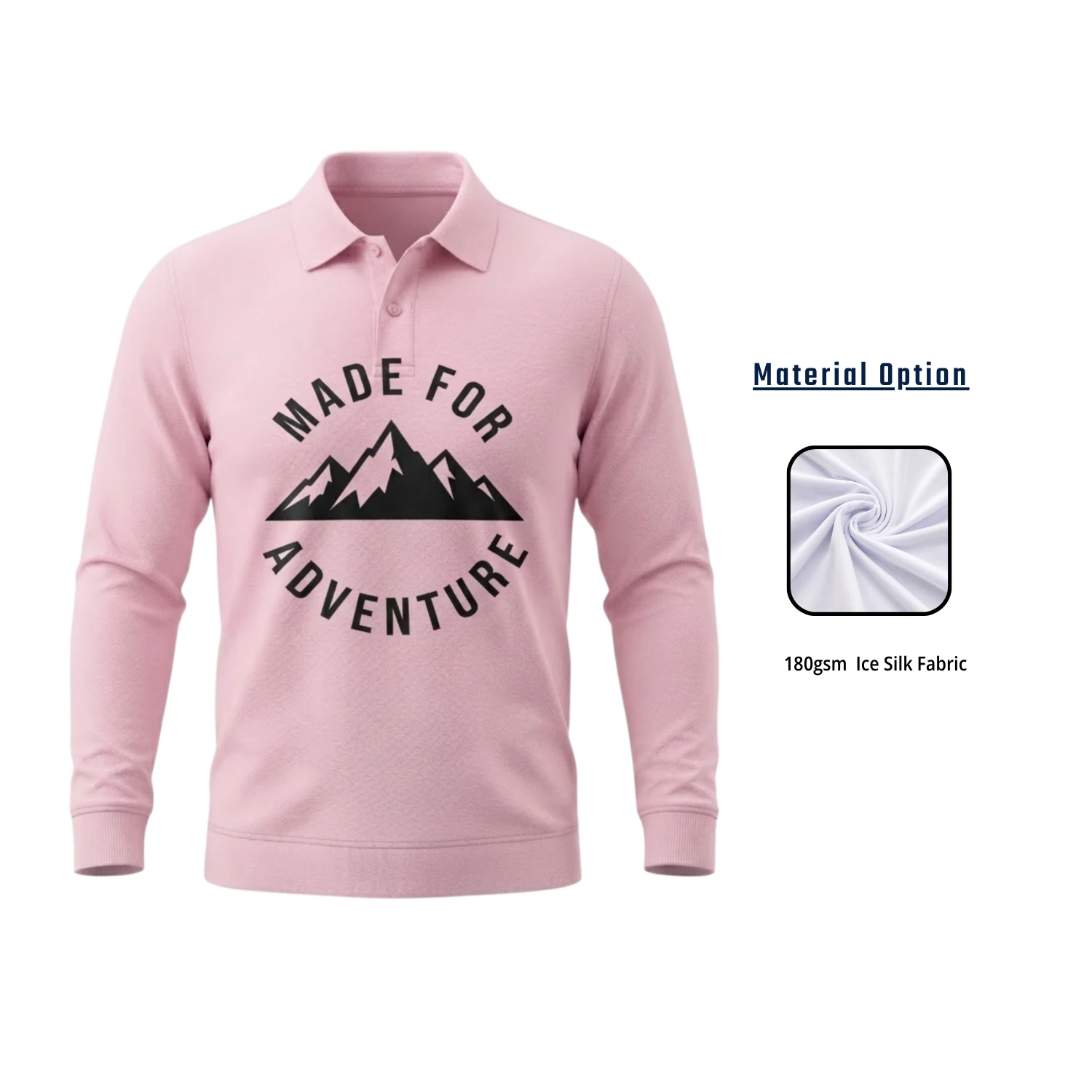 Custom Sublimated Ice Silk Long Sleeve Fishing Polo Shirt – Cooling