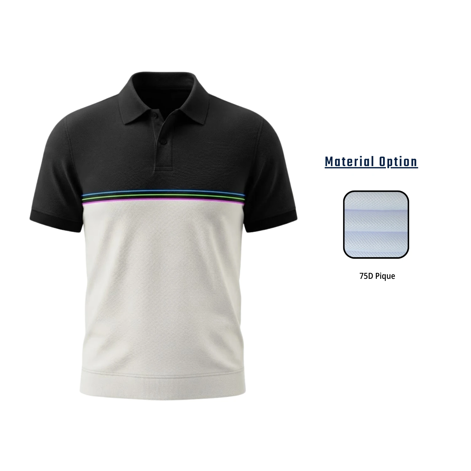 Unisex and Kids' Full Sublimation Pique Polo