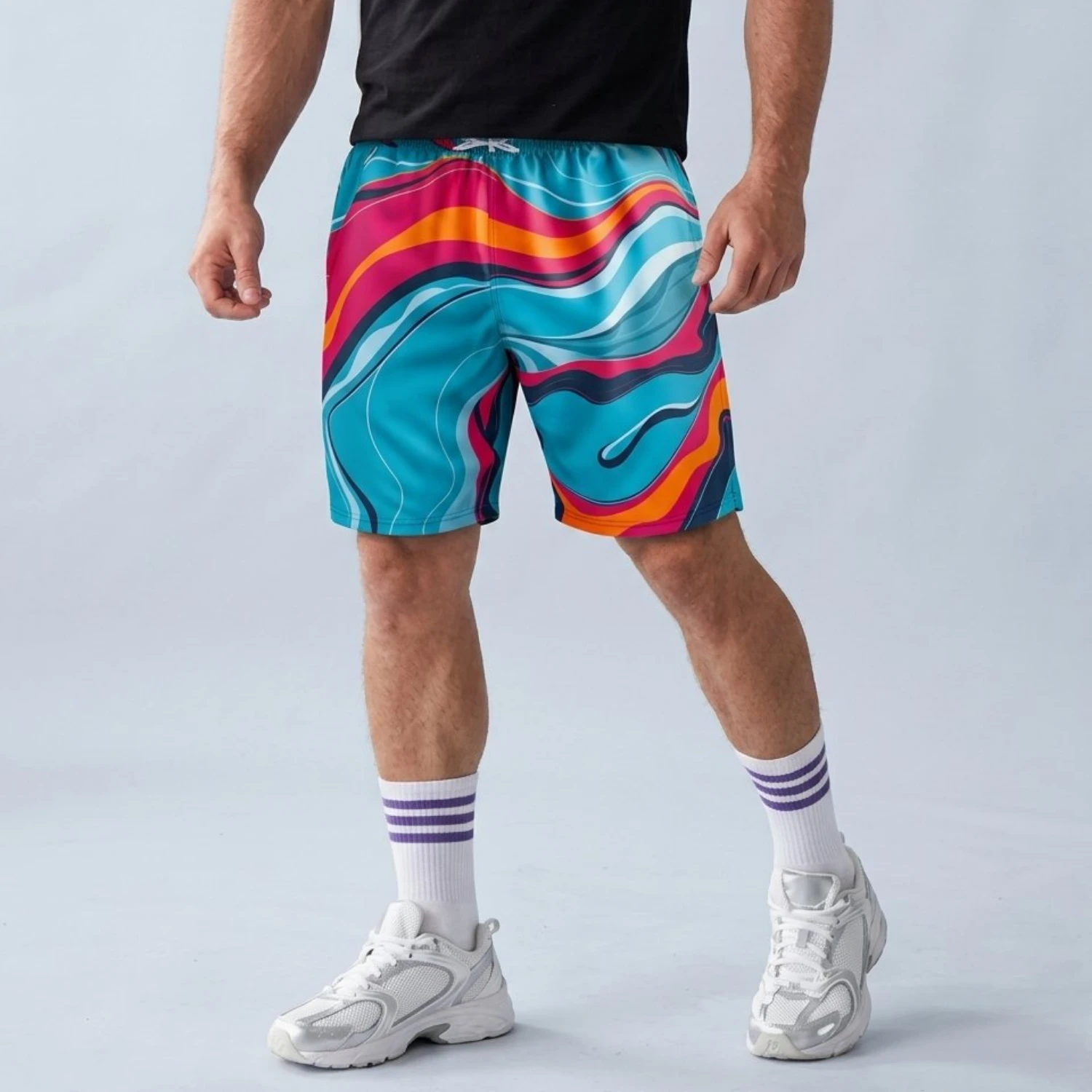 Custom Sublimation Swim Shorts – Pro Series Men’s Athletic Swimwear