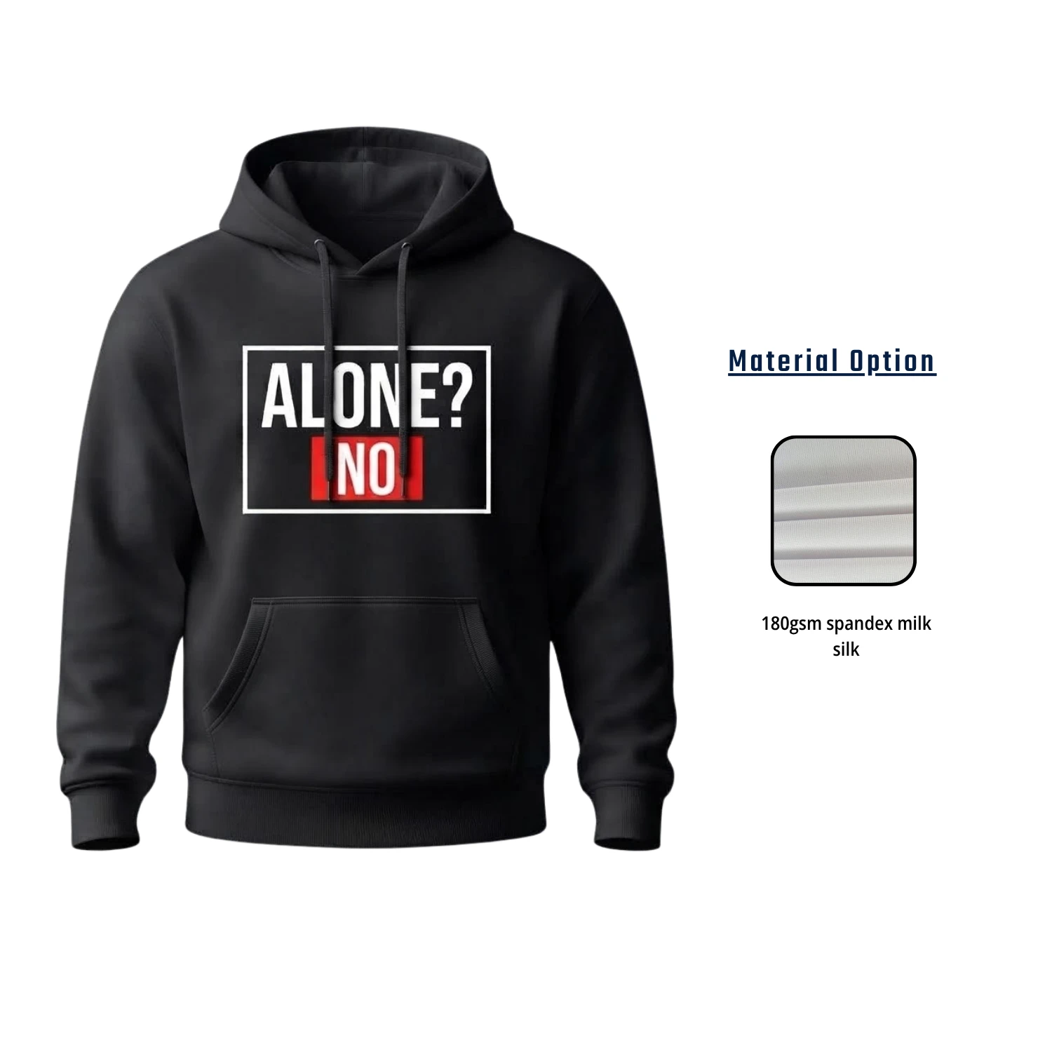 180GSM Spandex Milk Silk Full Sublimation Long Sleeve Hooded Shirt