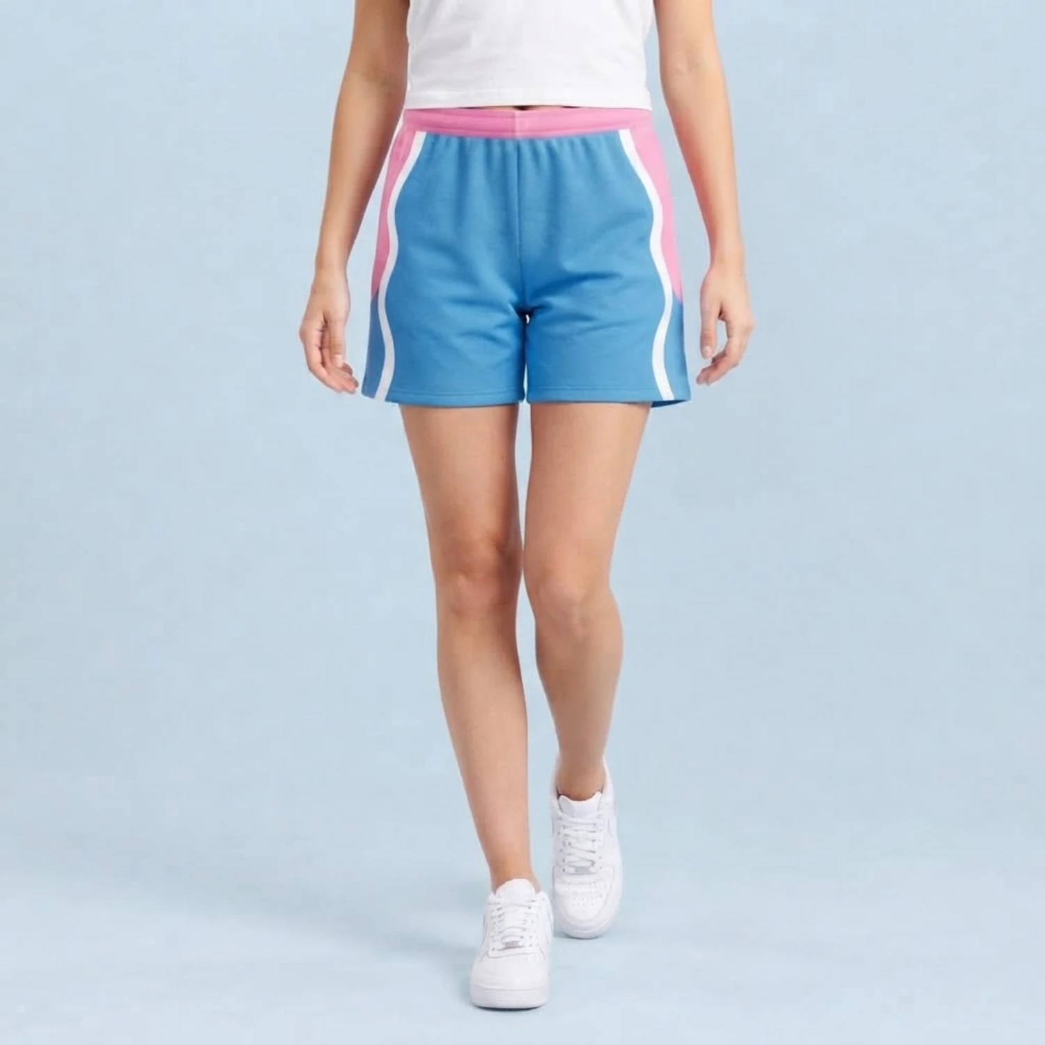 Women’s Full Sublimation Board Shorts – 135GSM 4-Way Stretch Quick Dry Swim