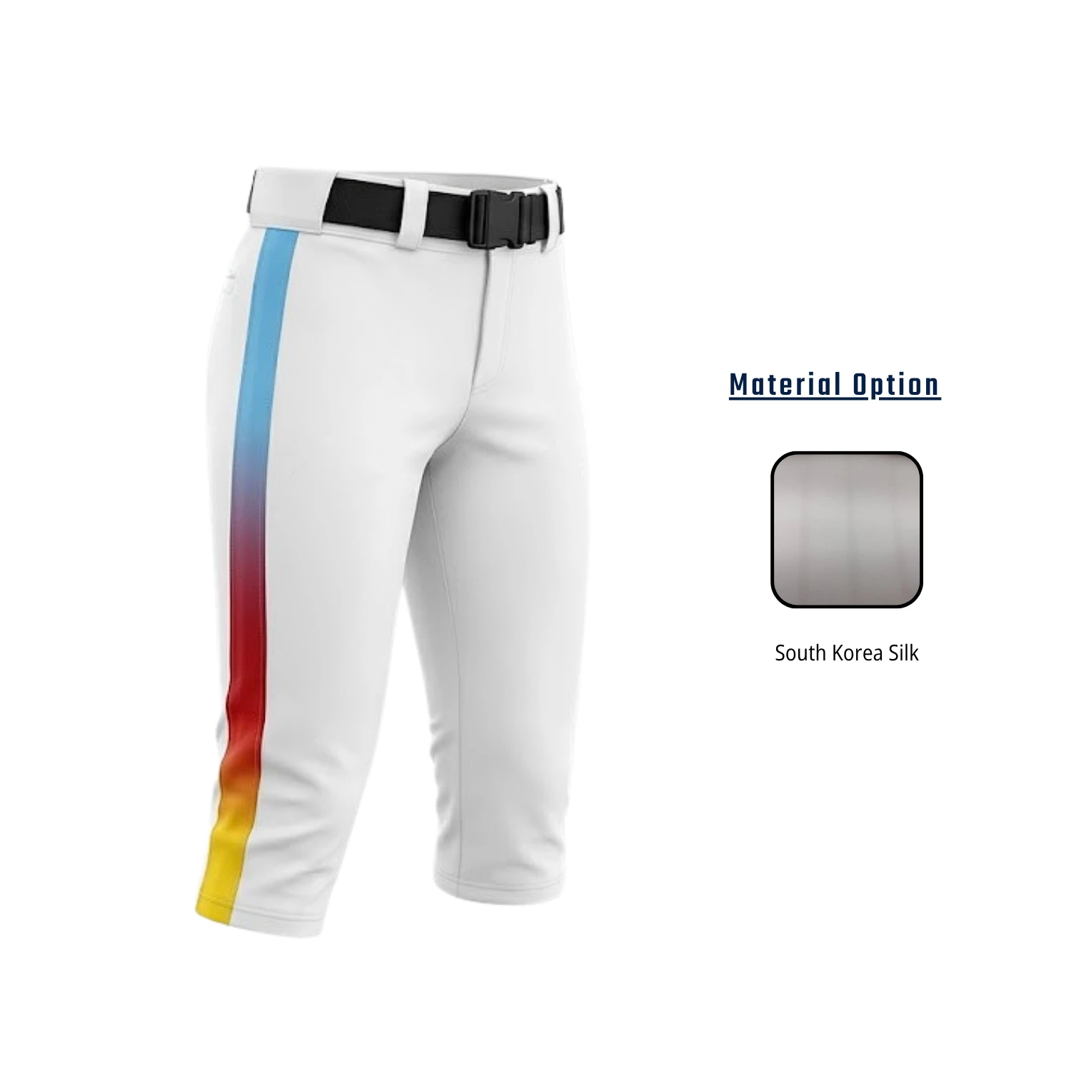 Custom Crop-Length Baseball Pants – Taiwan Needle Eye Mesh Breathable