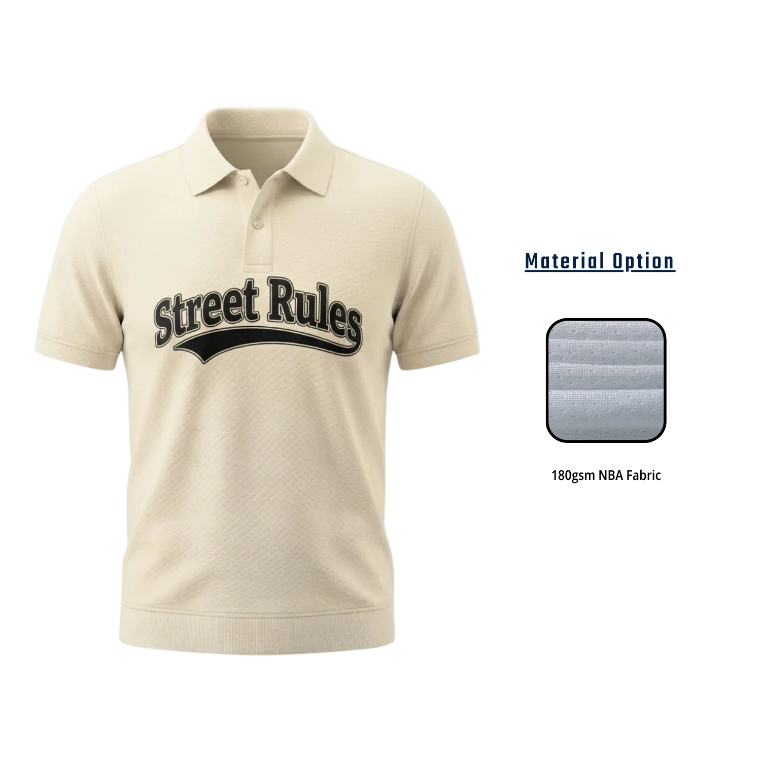 Men’s NBA Fabric Sublimation Short Sleeve Golf Polo Shirt