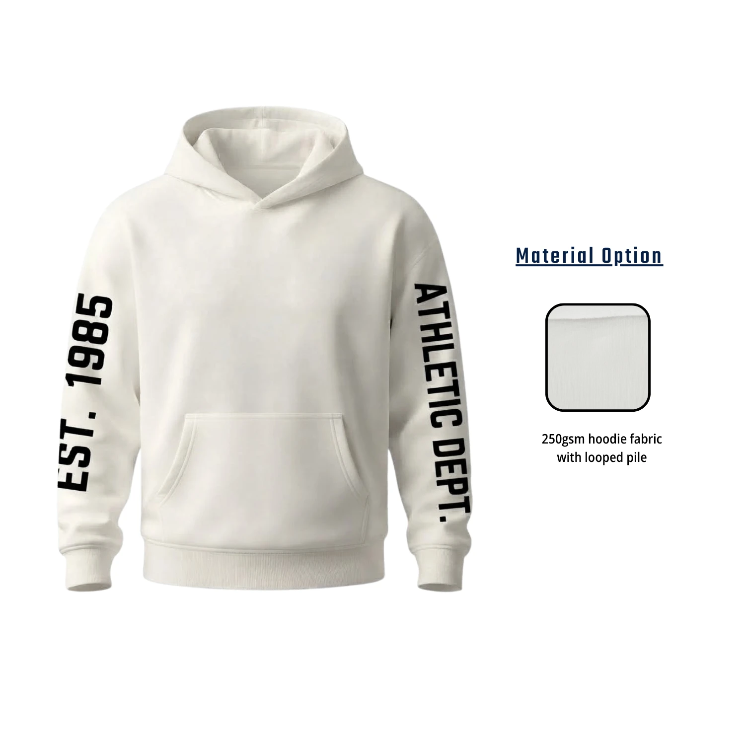 Custom Full Sublimation 250G Lightweight Hoodie