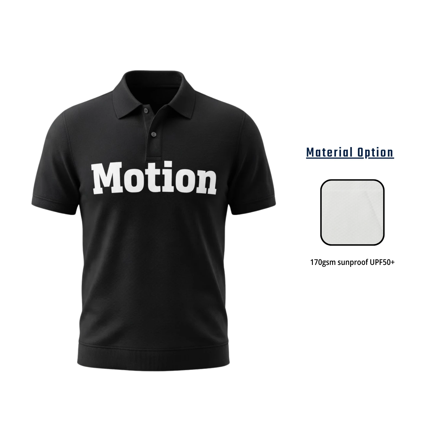 Unisex UPF50+ Short Sleeve Polo Shirt