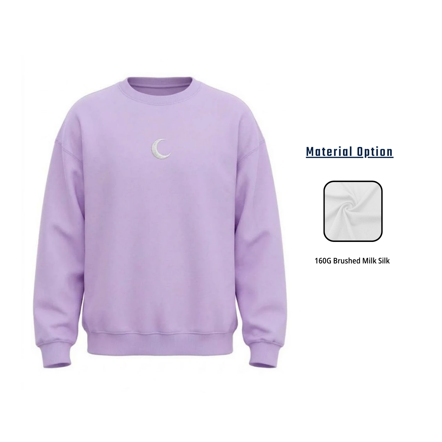 Brushed Milk Silk Long Sleeve T-Shirt