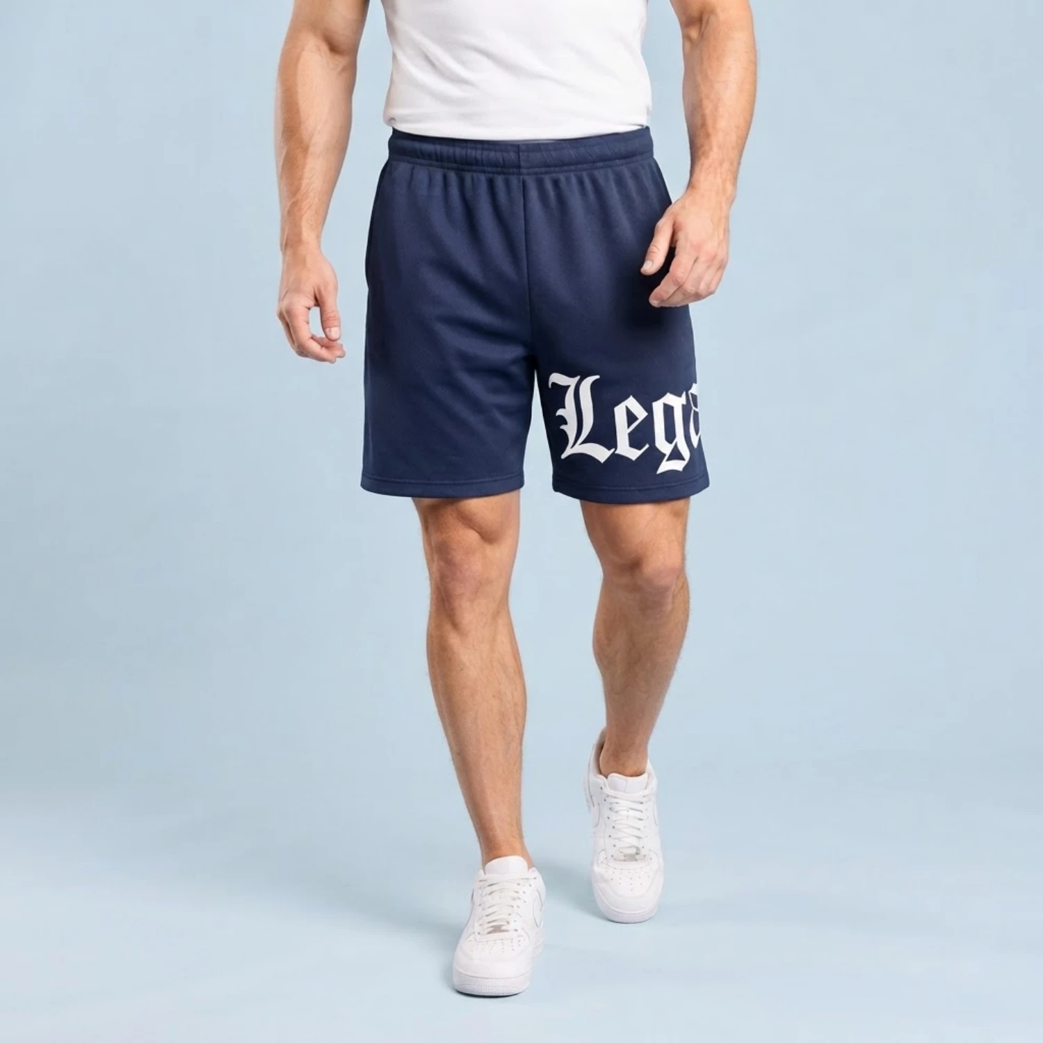Unisex Cotton-Feel Performance Shorts – 180G Poly-Cottony