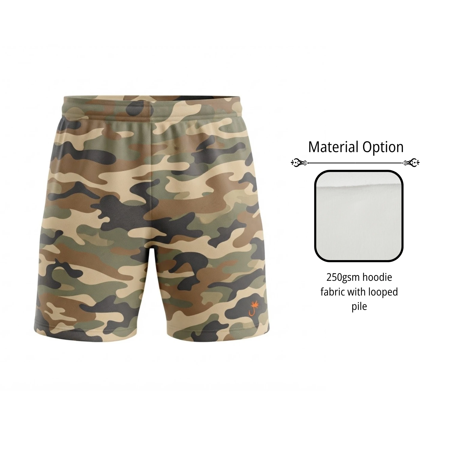 Full Sublimation 250G Lightweight Sweat Shorts