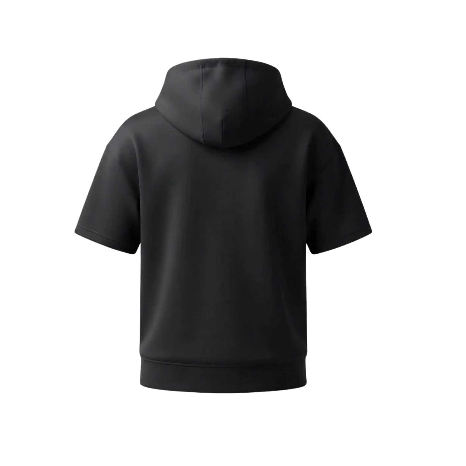 Custom Full Sublimation 160G Brushed Milk Silk Short Sleeve Hooded T-Shirt