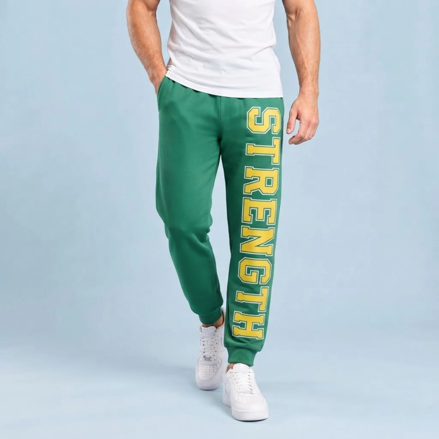 Economy Series 280G Polyester Twill Sweatpants