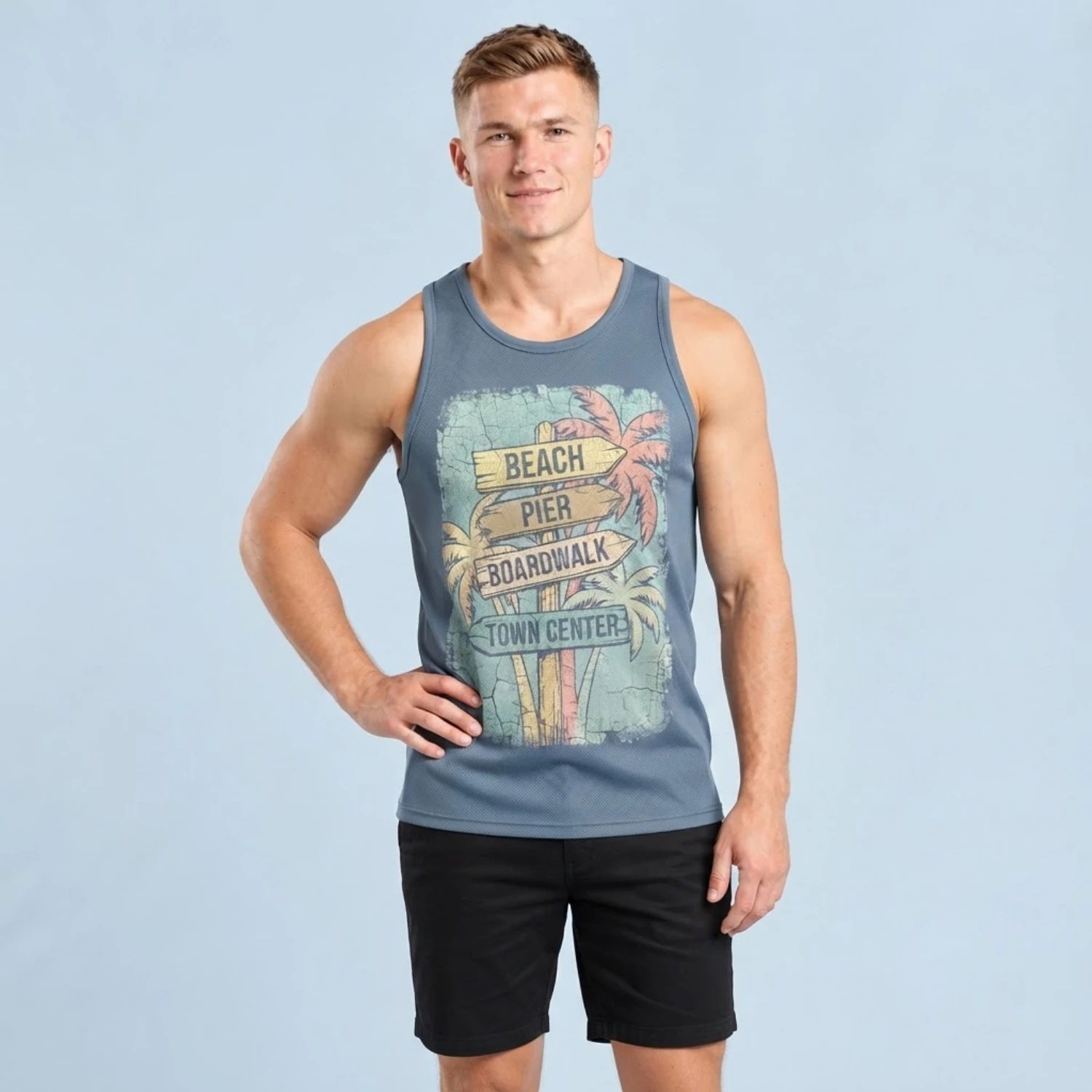 Sublimation Classic Tank Top – Custom 180GSM Spandex Milk Silk
