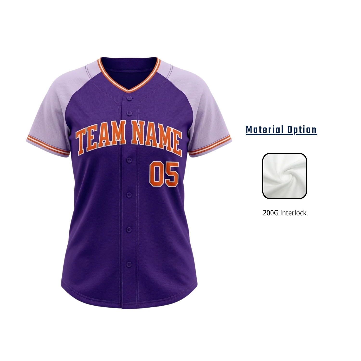 Custom Women’s Full-Button Baseball Jersey