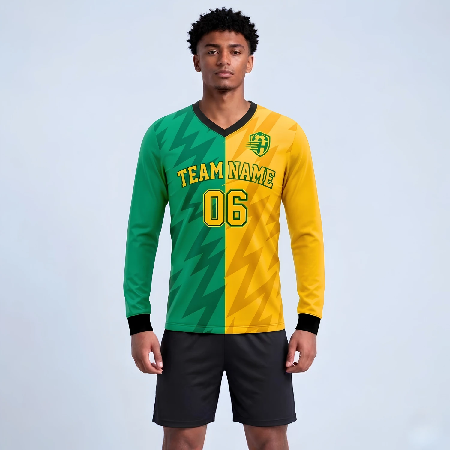 Sublimation Long Sleeve Soccer Jersey