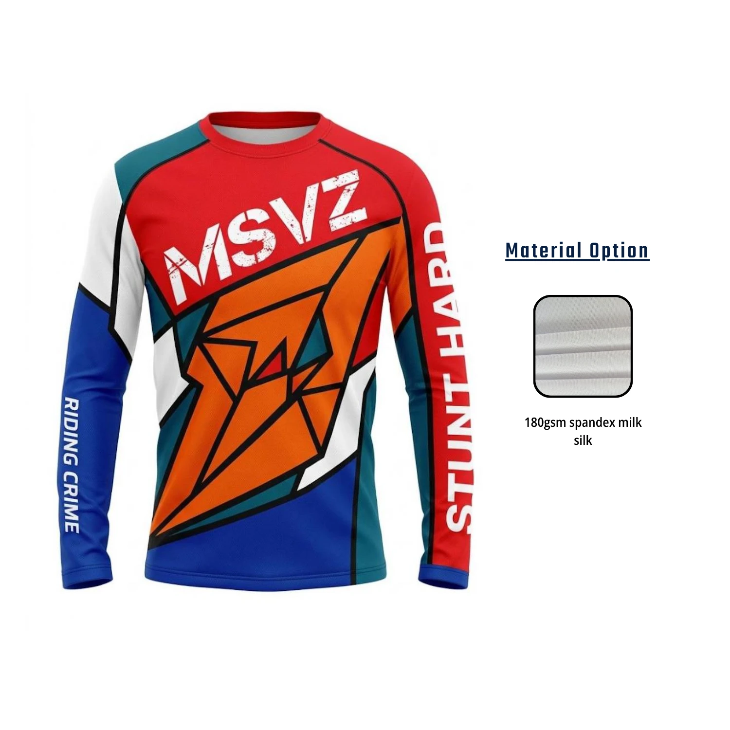 Premium Milk Silk Long Sleeve T-Shirt | 180GSM 2-Way Stretch Interlock
