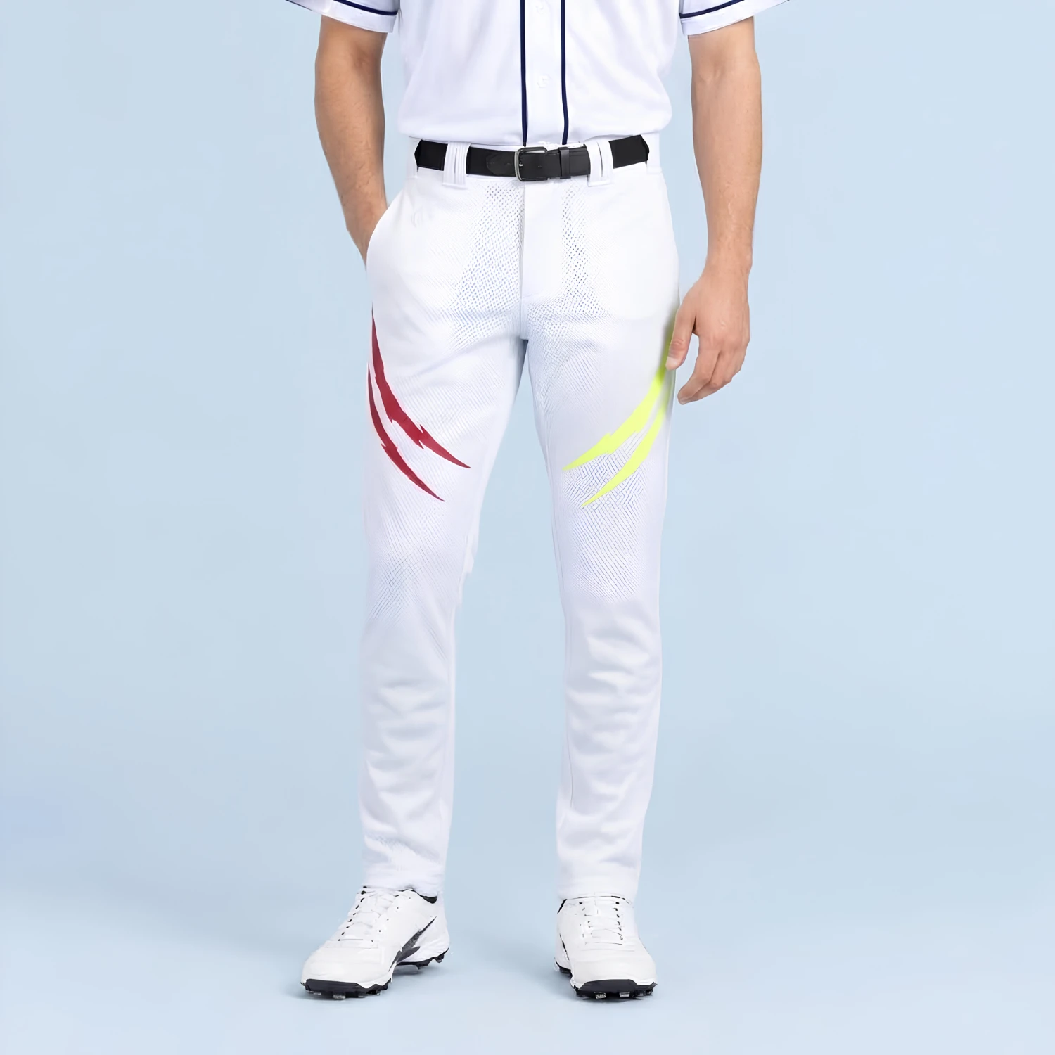 Custom Mesh Baseball Pants – Taiwan Needle Eye Breathable Full-Length