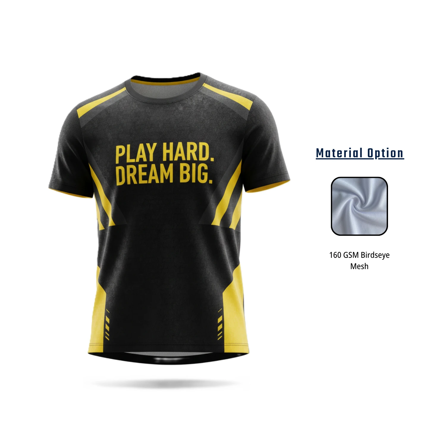 Economy Series Custom Sublimation Mesh T-Shirt