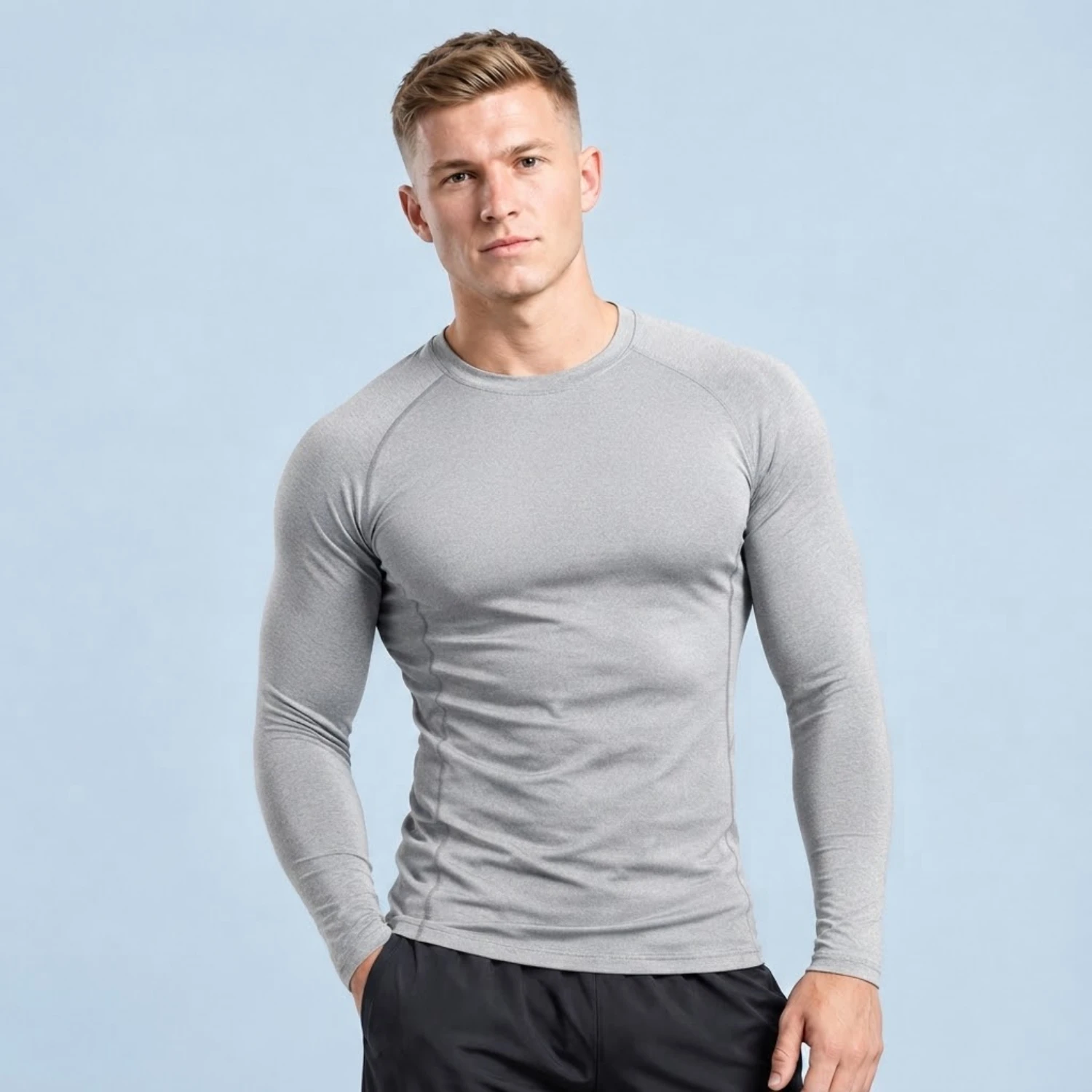 Custom Sublimation Long Sleeve Compression T-Shirt