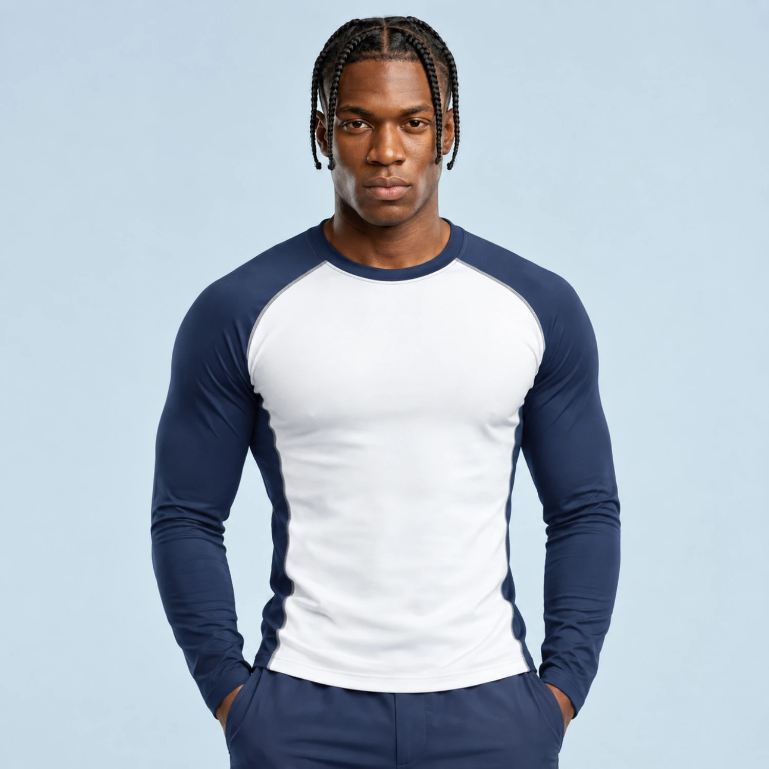 Custom 150GSM Interlock Sublimation Long Sleeve T-Shirt