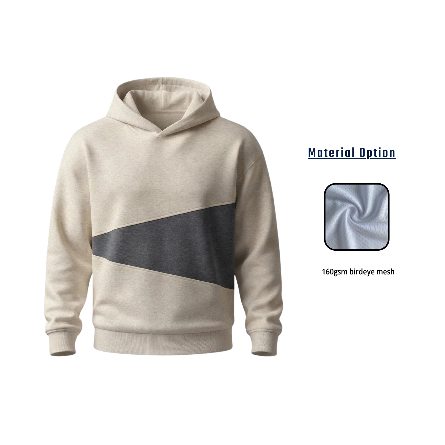 Birdseye Mesh Full Sublimation Long Sleeve Hooded Shirt