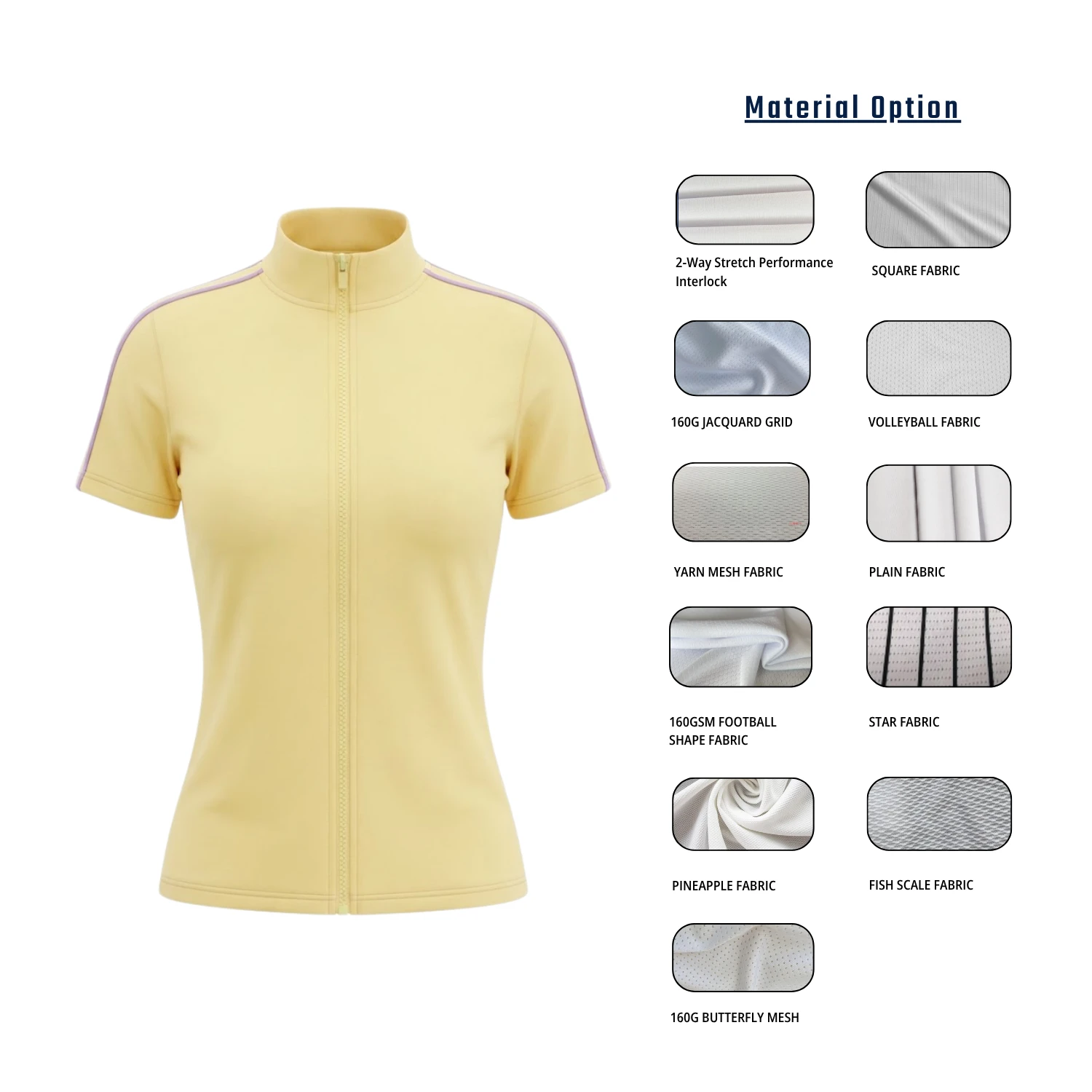 Custom Full-Zip Short Sleeve Cycling Jersey