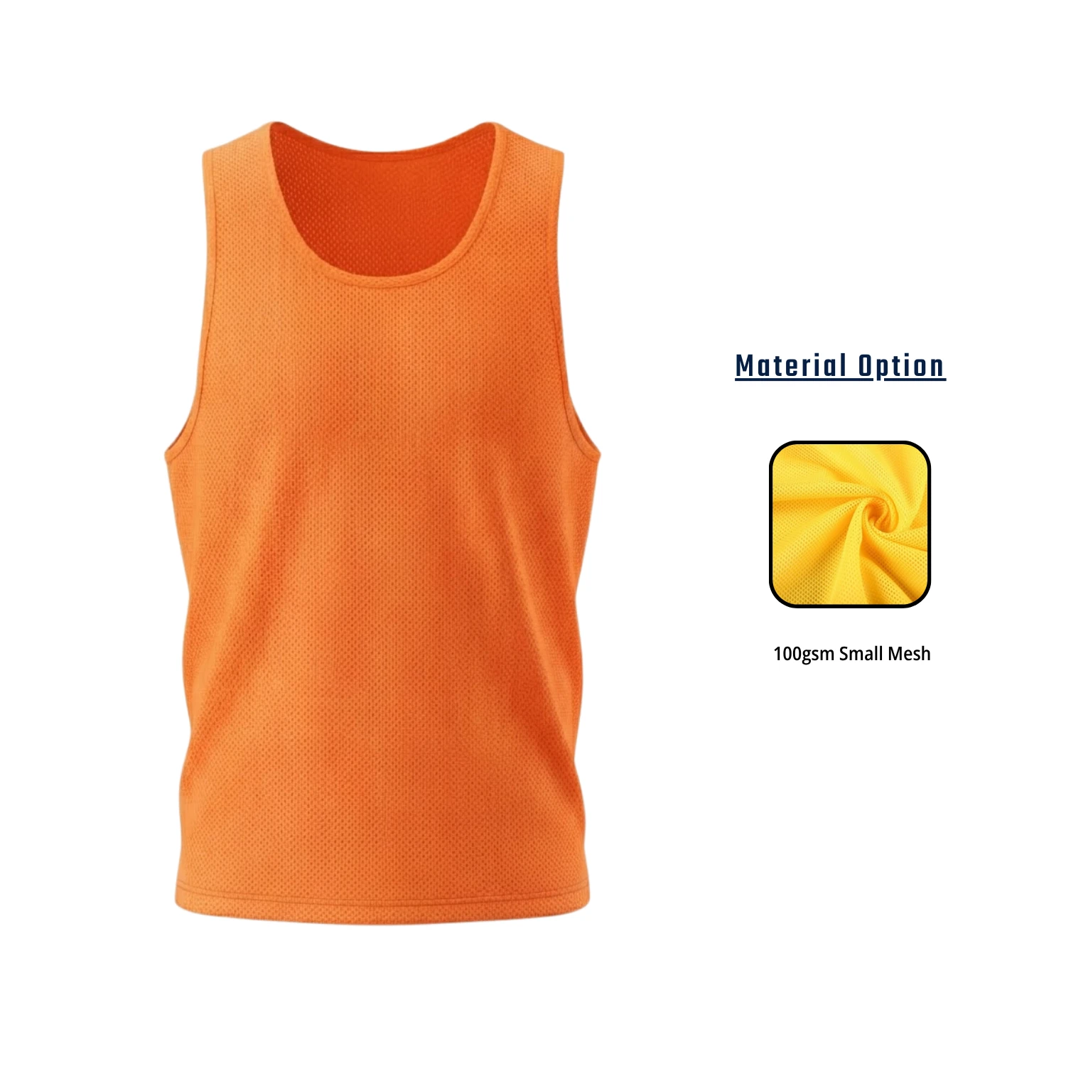 Custom Small Mesh Training Pinnies – Lightweight