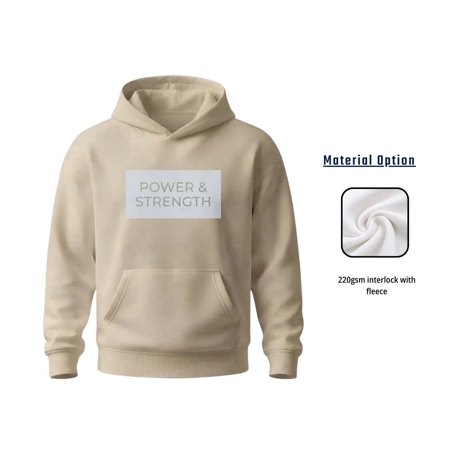 Custom Full Sublimation 220G Lightweight Hoodie