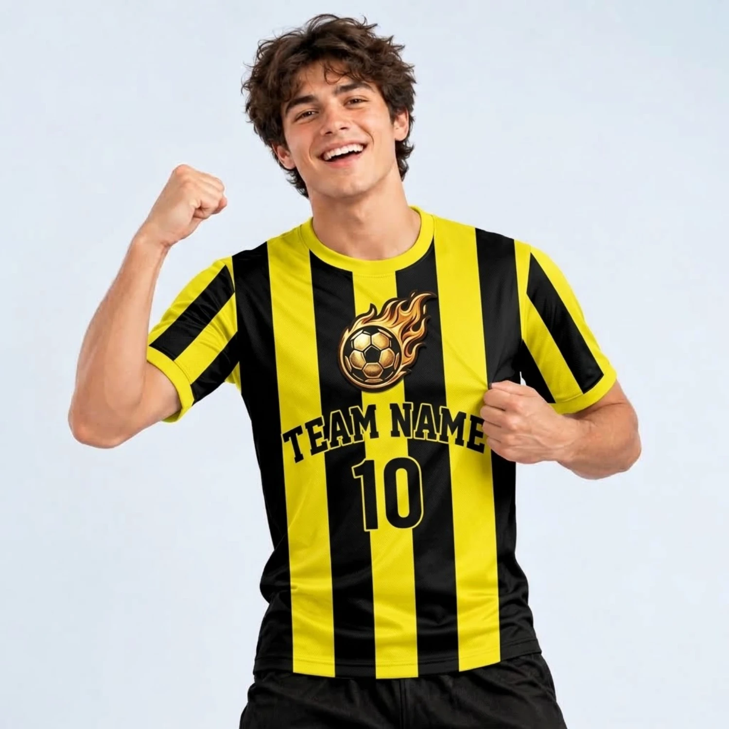 Custom Men’s & Youth Soccer Jerseyswith 160G Birdseye Mesh