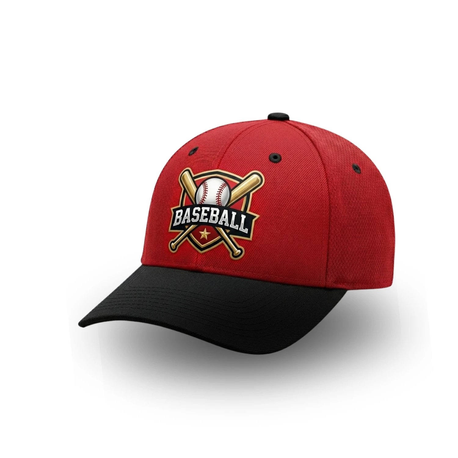 Custom Mesh Baseball Cap – Full Sandwich Mesh 3D Embroidered