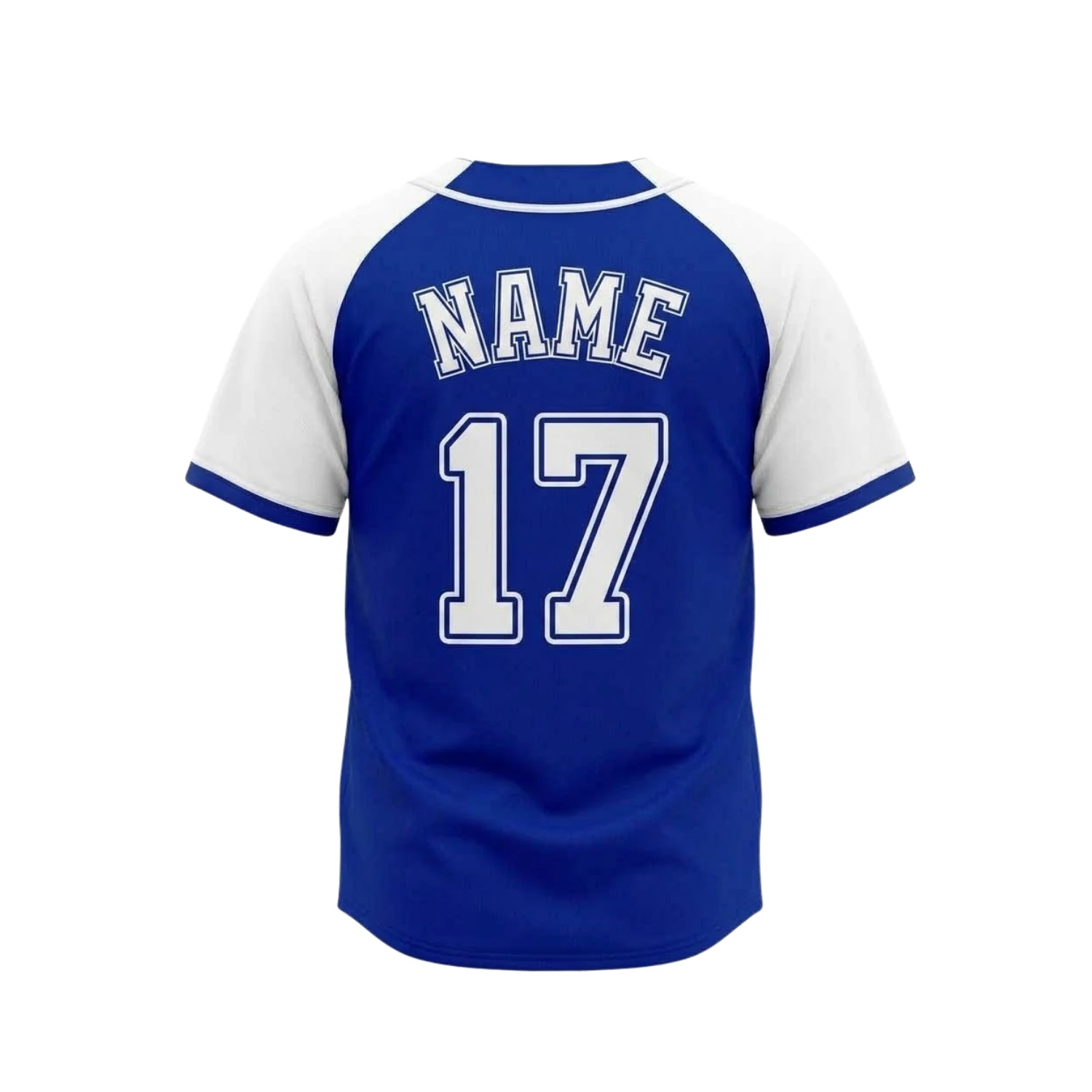 Custom Full-Button Baseball Jersey – 150G Both Side Poly