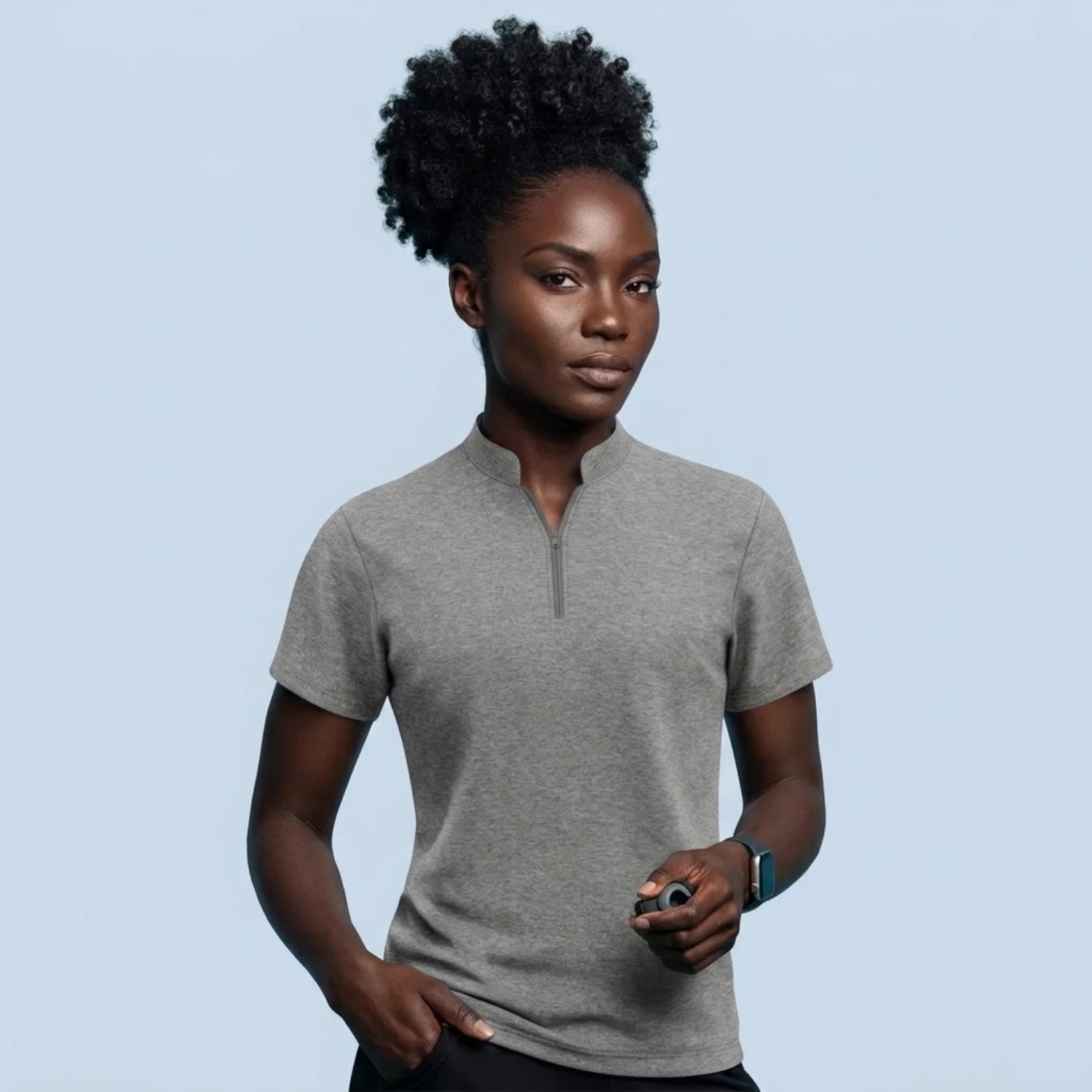 180G Milk Silk Quarter-Zip Pullover