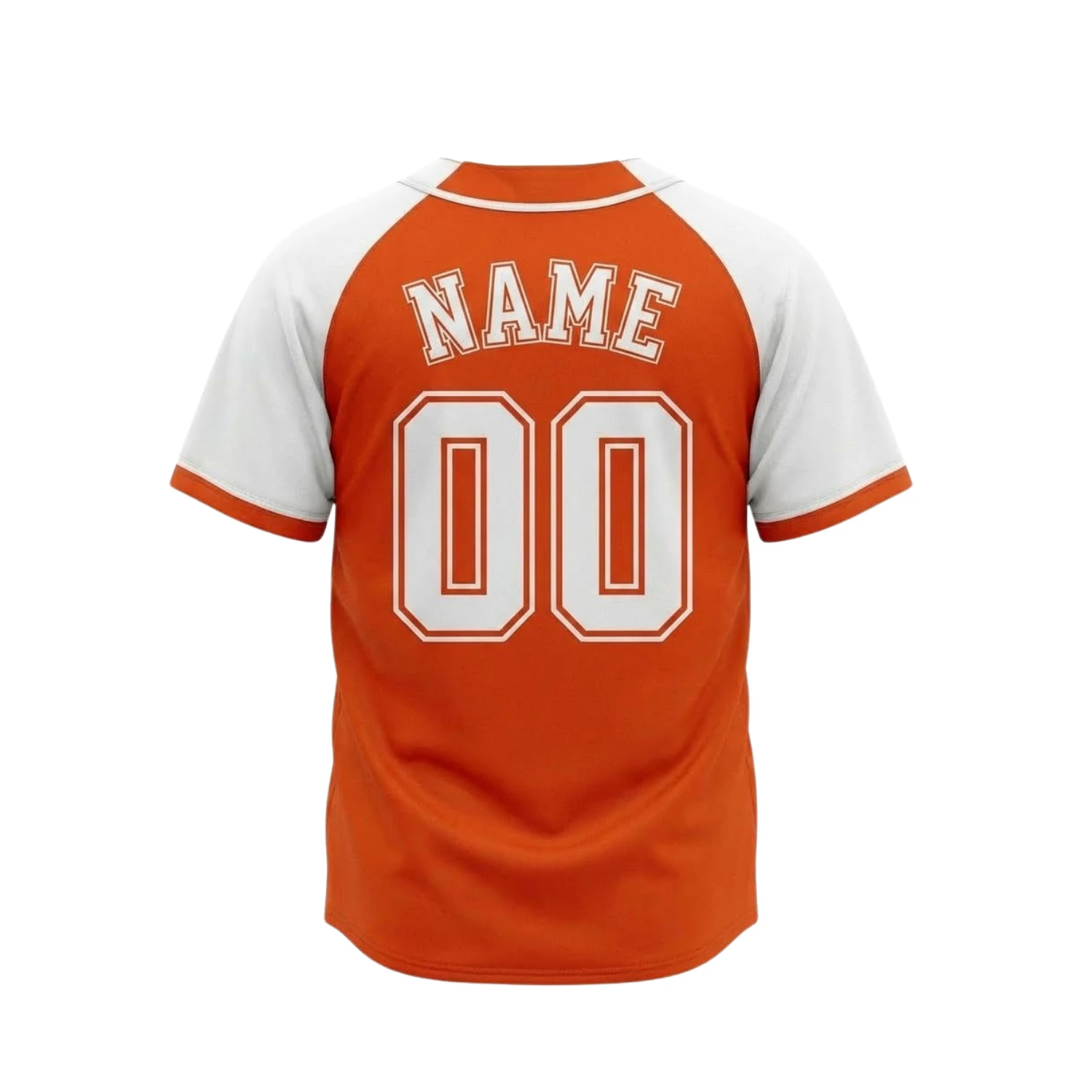 Custom Full-Button Baseball Jersey – 200G Interlock