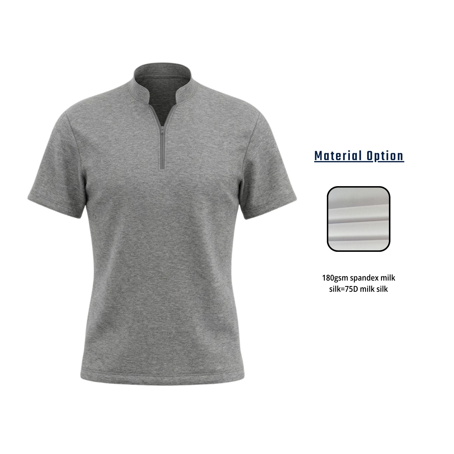 180G Milk Silk Quarter-Zip Pullover