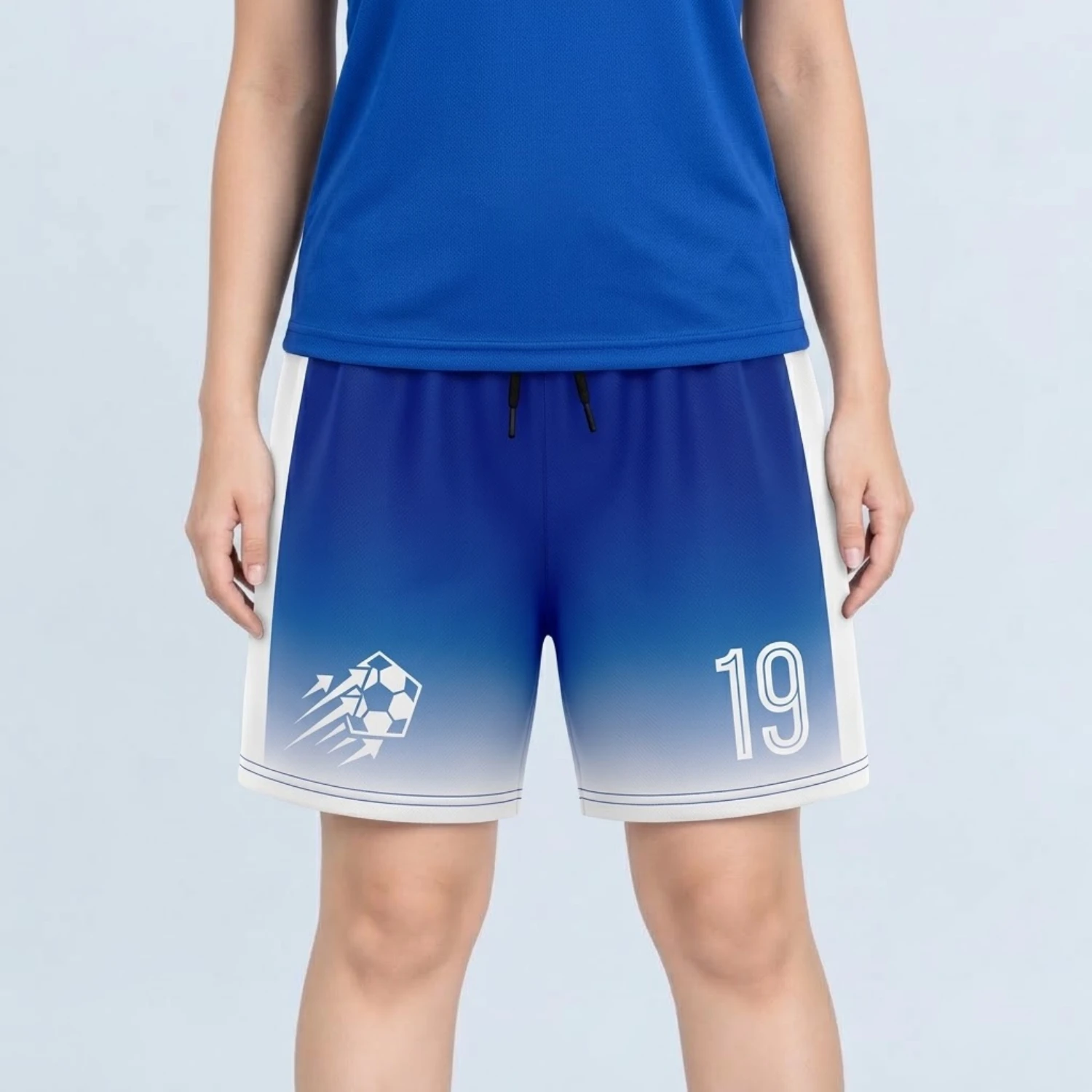 Custom Sublimation Soccer Shorts – Lightweight 100% Polyester