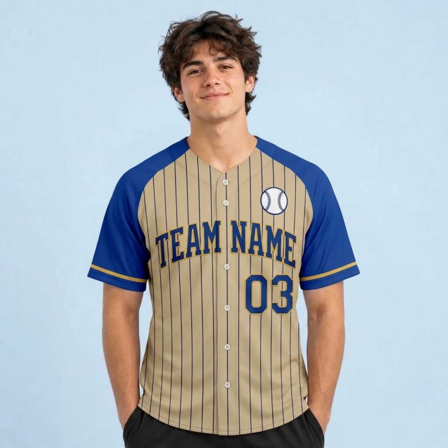 Custom Embroidered Applique Baseball Jersey – 150G Bee Eyes Mesh