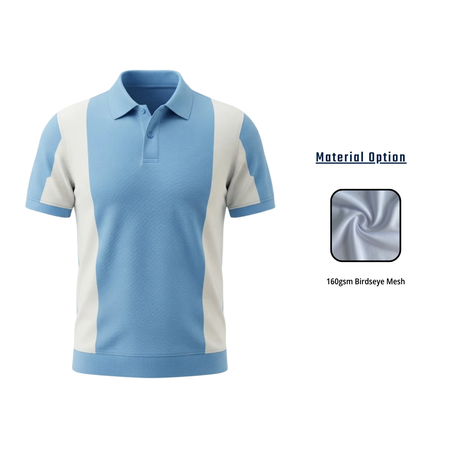 Custom Economy Mesh Sublimation Polo Shirt