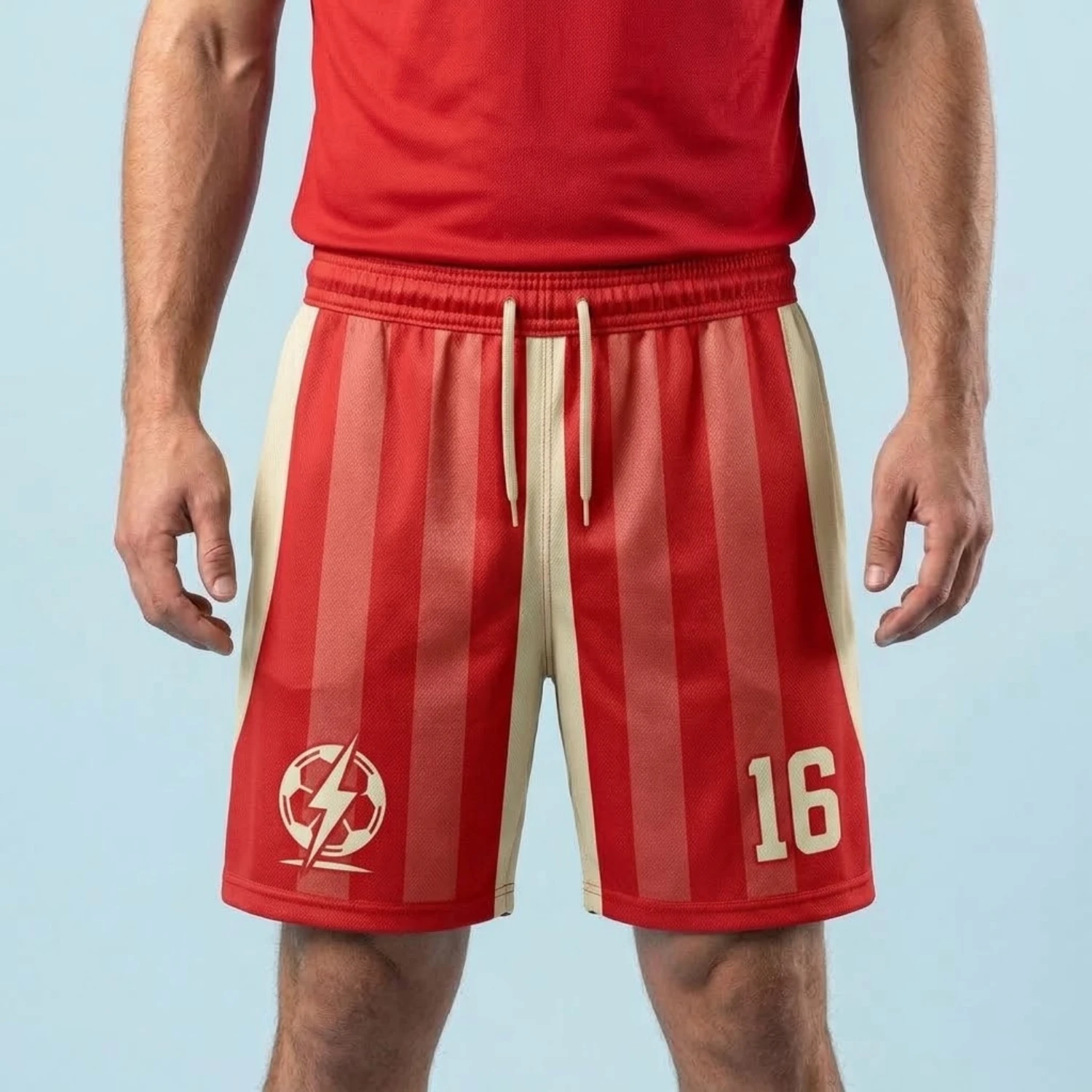 Custom Birdseye Mesh Soccer Shorts