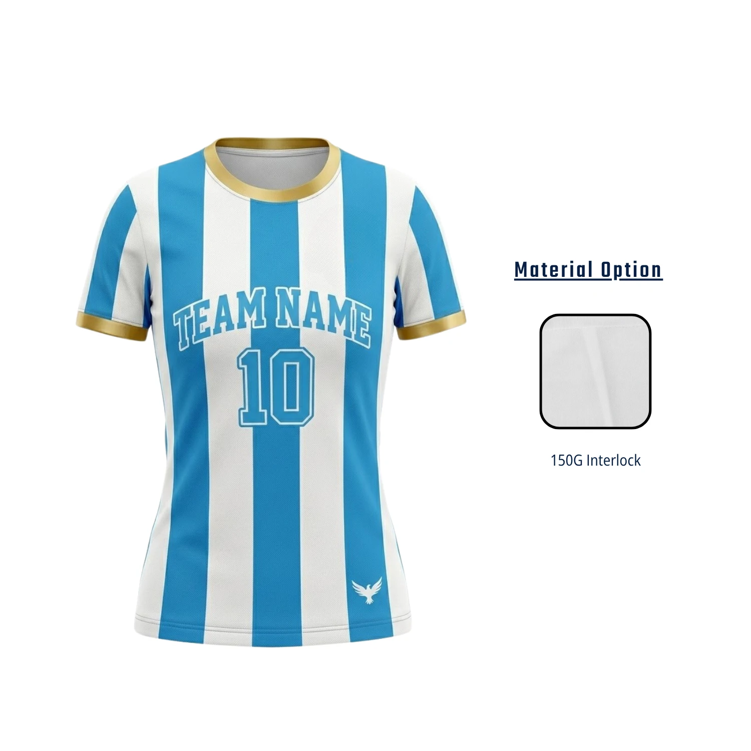 Custom Women's Soccer Jersey - 150G Interlock
