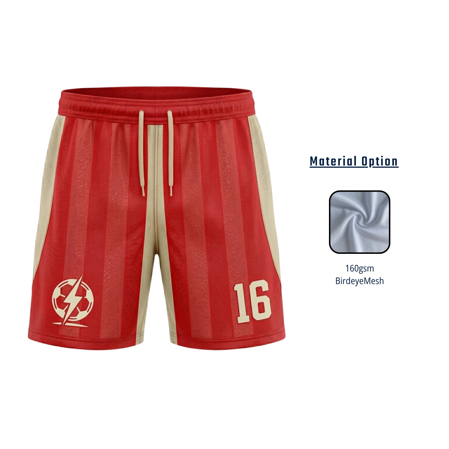 Custom Birdseye Mesh Soccer Shorts