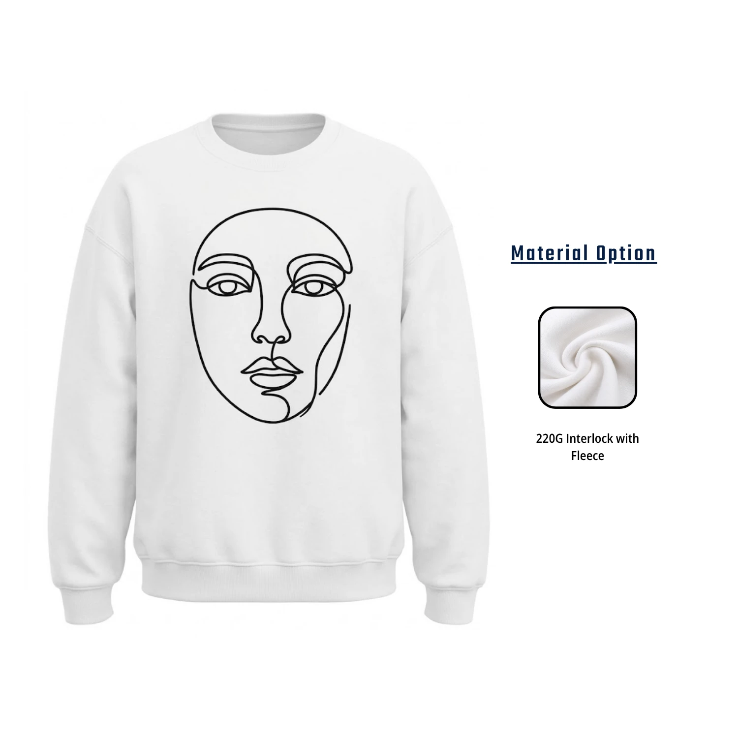 220G Ultra Light Fleece Crew Sweatshirt
