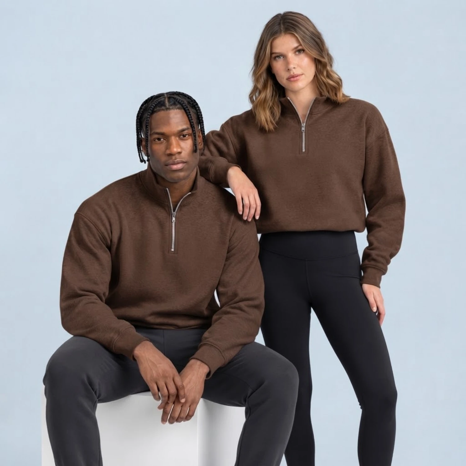 SolarProtec UPF50+ Full Sublimation Quarter Zip Pullover