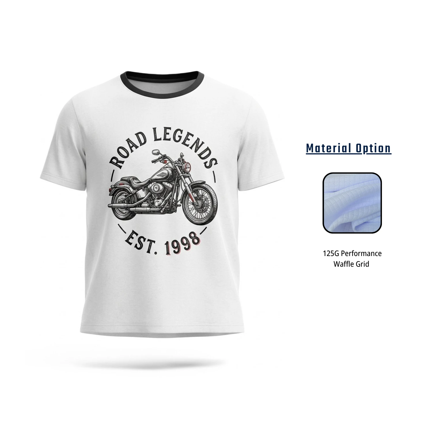 Pro Series Waffle Grid Custom Sublimation T-Shirt