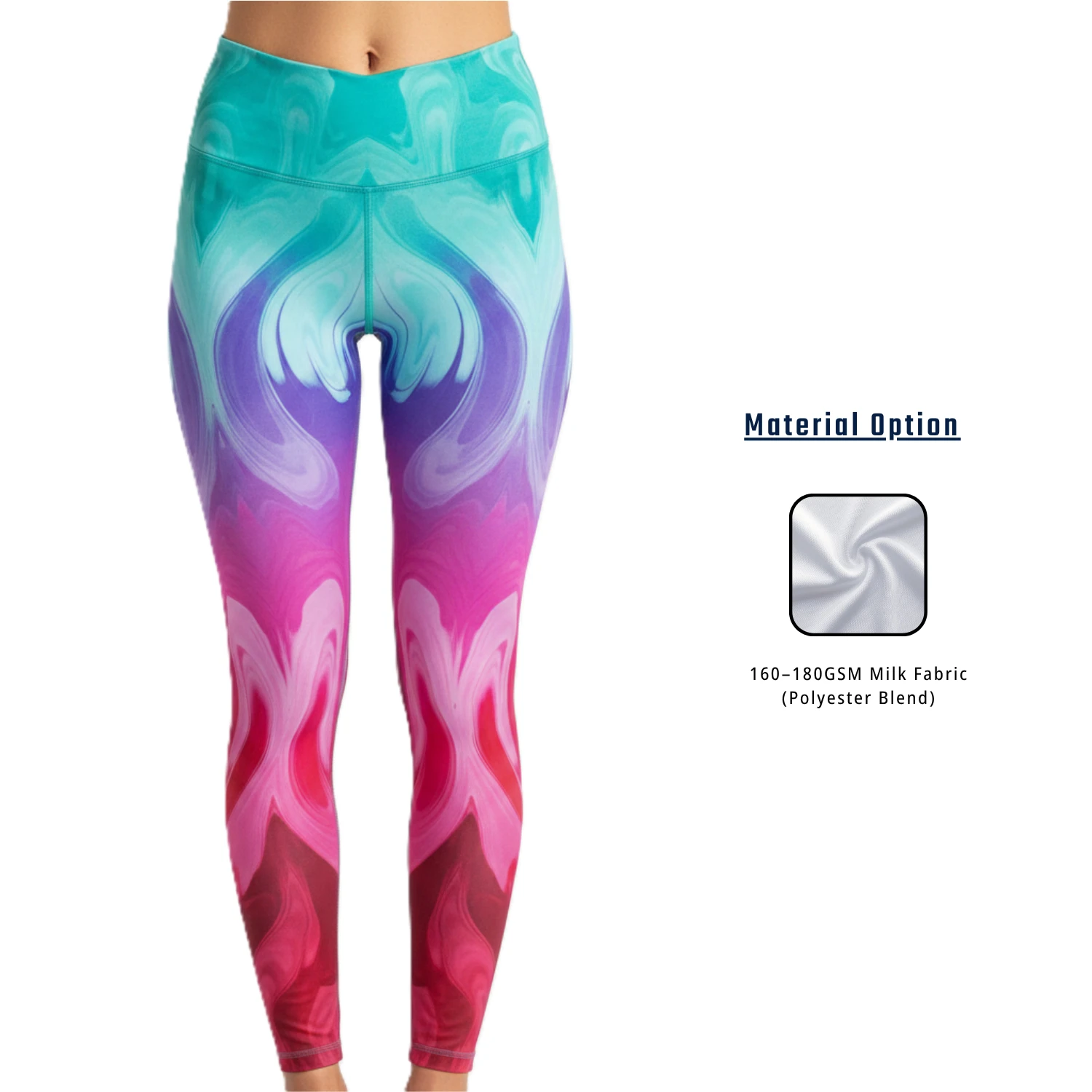 Economy Full Sublimation Leggings – Custom Team Compression Pants
