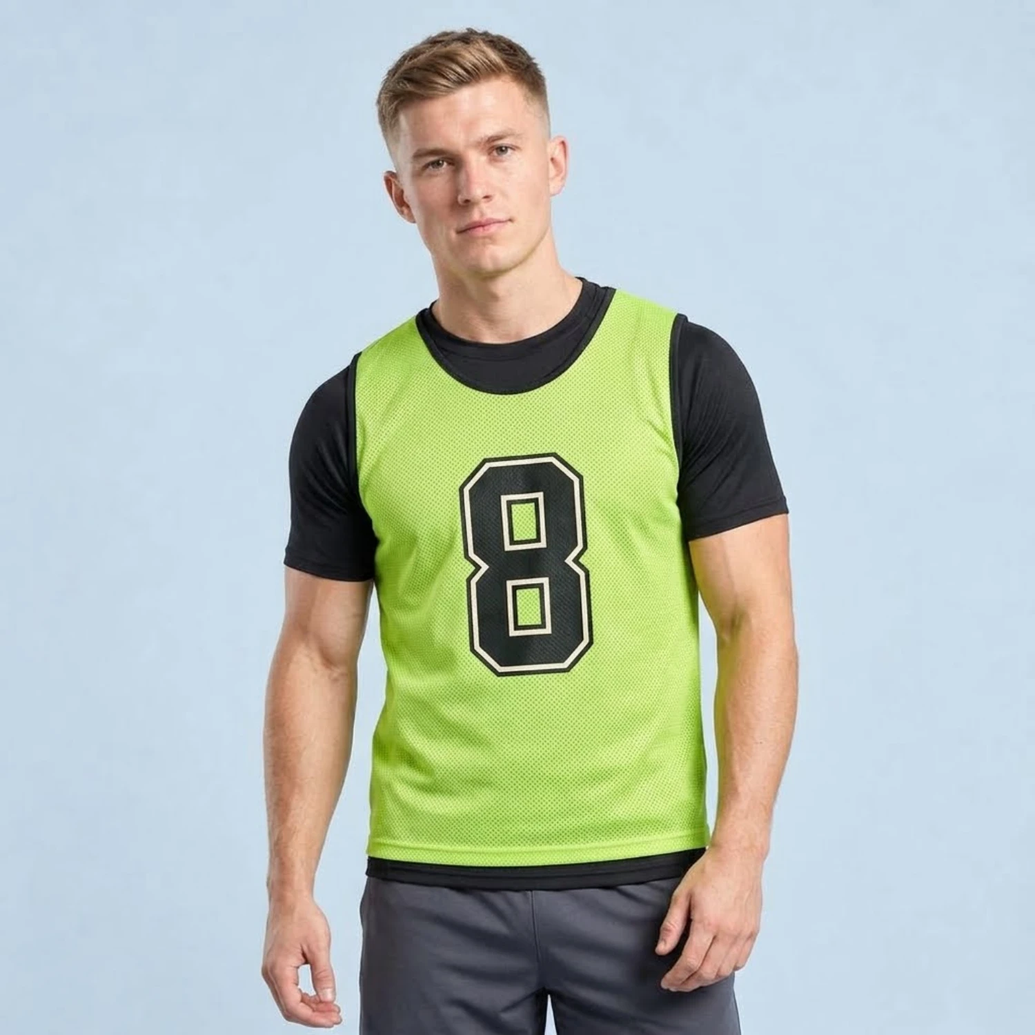 Breathable Polyester Mesh Training Pinnie
