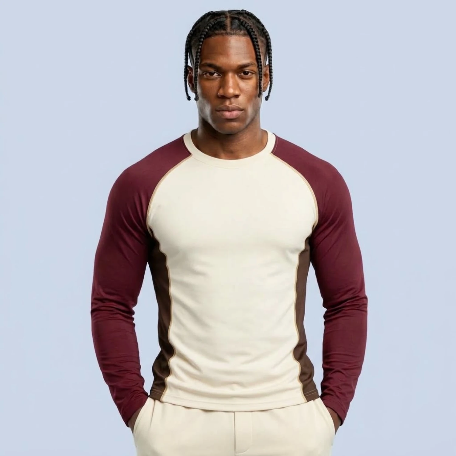 Custom Short Hole Mesh Long Sleeve T-Shirt – 150GSM Performance Sublimation Teamwear